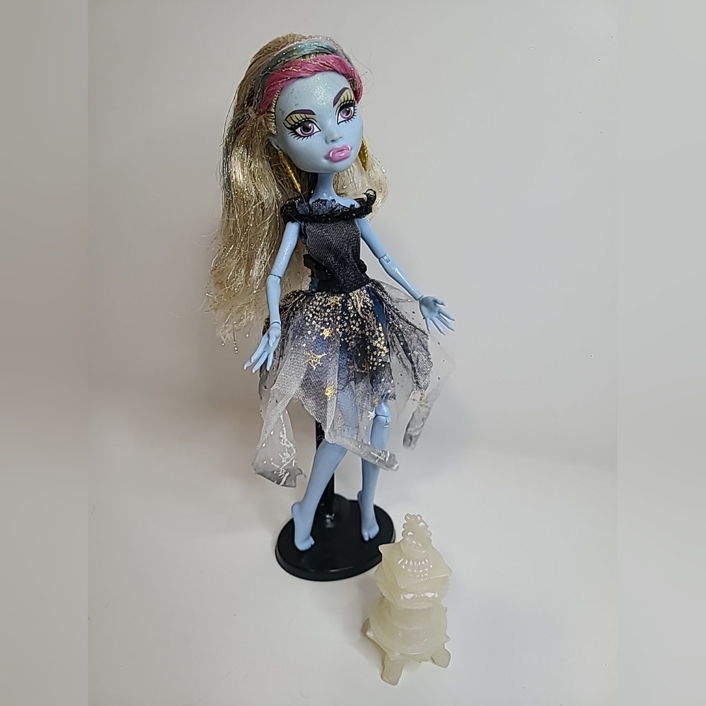 Monster High 13 Wishes Abbey Abominable Doll with Lantern